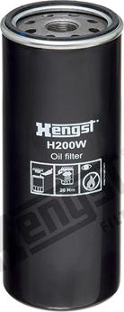 Hengst Filter H200W - Фильтр масляный для ЛиАЗ-5292.60, ГАЗон NEXT, для моторов ЯМЗ-534 autosila-amz.com