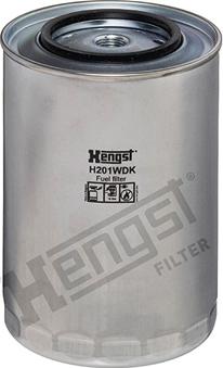 Hengst Filter H201WDK - Фильтр топливный KC416 для IVECO STRALIS размеры M16x1.5 H169 autosila-amz.com