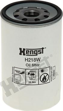 Hengst Filter H218W - Масляный фильтр autosila-amz.com