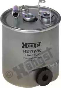 Hengst Filter H217WK - Топливный фильтр autosila-amz.com