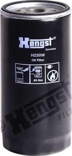 Hengst Filter H230W - Масляный фильтр autosila-amz.com