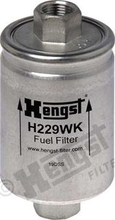 Hengst Filter H229WK - Топливный фильтр autosila-amz.com