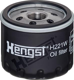 Hengst Filter H221W - Масляный фильтр Hengst H221W (W79) Renault Logan, Kangoo, Clio, Grand Scenic, Laguna, Megane (I,II I autosila-amz.com