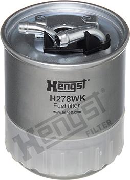 Hengst Filter H278WK - Топливный фильтр autosila-amz.com