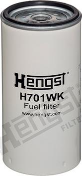 Hengst Filter H701WK - Топливный фильтр autosila-amz.com