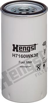 Hengst Filter H7160WK30 - Топливный фильтр autosila-amz.com