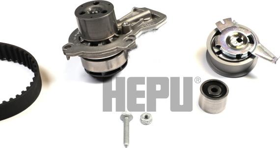 Hepu PK06790M - Водяной насос + комплект зубчатого ремня ГРМ autosila-amz.com