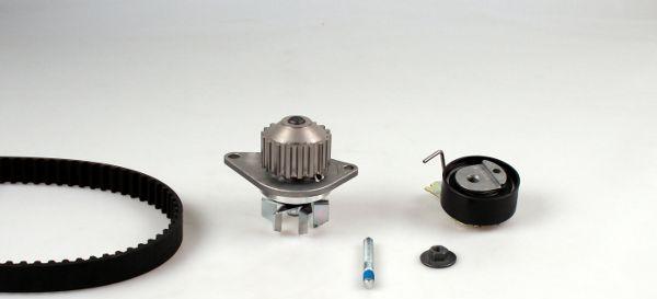 Hepu PK08460 - Водяной насос + комплект зубчатого ремня ГРМ autosila-amz.com
