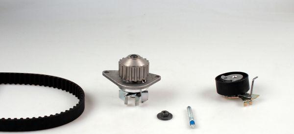 Hepu PK08461 - Водяной насос + комплект зубчатого ремня ГРМ autosila-amz.com