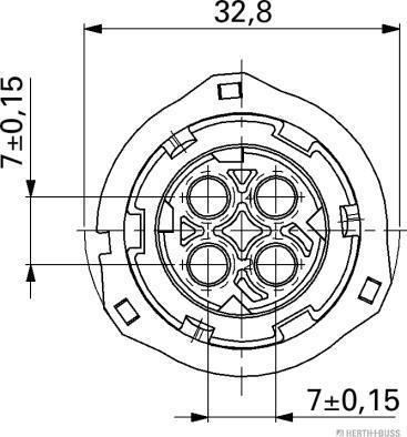 Herth+Buss Elparts 50290952 - Штекерный корпус autosila-amz.com