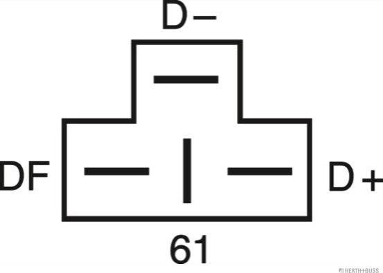 Herth+Buss Elparts 35003011 - Регулятор напряжения, генератор autosila-amz.com
