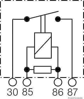 Herth+Buss Elparts 75614600 - Реле, рабочий ток autosila-amz.com