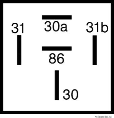 Herth+Buss Elparts 75614072 - Реле, ABS autosila-amz.com