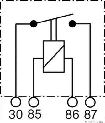 Herth+Buss Elparts 75613124 - Реле, рабочий ток autosila-amz.com