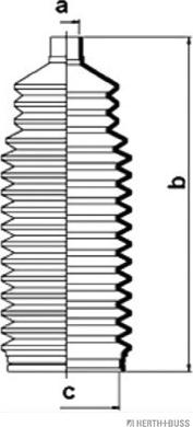 Herth+Buss Jakoparts J4102008 - Комплект пыльника, рулевое управление autosila-amz.com