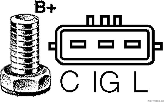Herth+Buss Jakoparts J5118012 - Генератор autosila-amz.com
