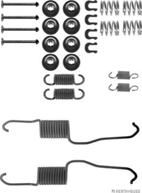 Herth+Buss Jakoparts J3562003 - Комплектующие, барабанный тормозной механизм autosila-amz.com
