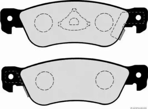 Spidan 31716 - Тормозные колодки, дисковые, комплект autosila-amz.com