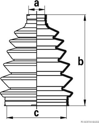 Herth+Buss Jakoparts J2864028 - Пыльник, приводной вал autosila-amz.com