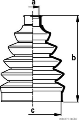 Herth+Buss Jakoparts J2860908 - Пыльник, приводной вал autosila-amz.com