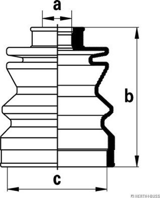Herth+Buss Jakoparts J2868000 - Пыльник, приводной вал autosila-amz.com