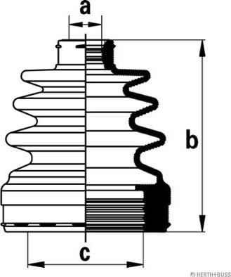 Herth+Buss Jakoparts J2880903 - Пыльник, приводной вал autosila-amz.com