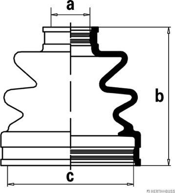 Herth+Buss Jakoparts J2880503 - Пыльник, приводной вал autosila-amz.com