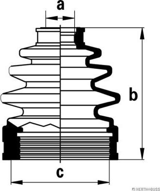 Herth+Buss Jakoparts J2883013 - Пыльник, приводной вал autosila-amz.com