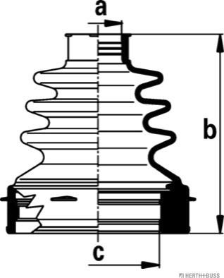 Herth+Buss Jakoparts J2882021 - Пыльник, приводной вал autosila-amz.com