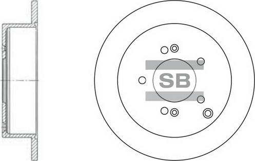 Blitz BS0191 - Тормозной диск autosila-amz.com