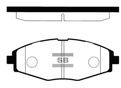 Chevrolet 93747541 - Тормозные колодки, дисковые, комплект autosila-amz.com