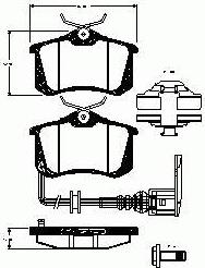 TRW GDB1475DTE - Тормозные колодки, дисковые, комплект autosila-amz.com