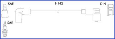 Hitachi 134484 - Комплект проводов зажигания autosila-amz.com