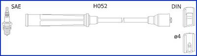 Hitachi 134576 - Комплект проводов зажигания autosila-amz.com