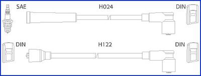 Hitachi 134347 - Комплект проводов зажигания autosila-amz.com