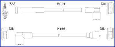 Hitachi 134230 - Комплект проводов зажигания autosila-amz.com