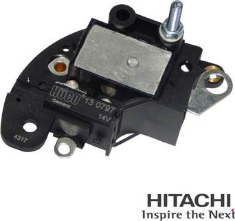 Hitachi 2500797 - Регулятор напряжения, генератор autosila-amz.com