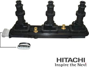 Hitachi 2503856 - Катушка зажигания autosila-amz.com