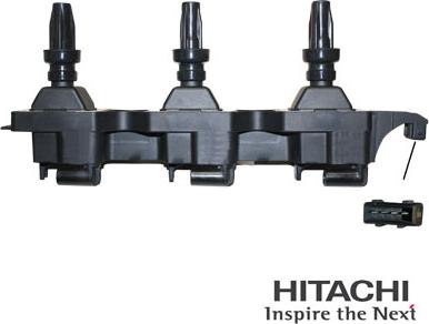 Hitachi 2503862 - Катушка зажигания autosila-amz.com