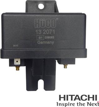 Hitachi 2502071 - Реле, система накаливания autosila-amz.com