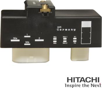 HITACHI 2502218 - Реле, продольный наклон шкворня вентилятора ! \AUDI, SEAT, SKODA, VW A3 1.6 (00>03), A3 1.6 (96>03), autosila-amz.com