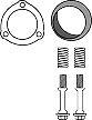 HJS 82 48 7753 - Монтажный комплект, катализатор autosila-amz.com