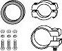 HJS 82 19 7302 - Монтажный комплект, катализатор autosila-amz.com