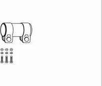 HJS 82 12 2301 - Монтажный комплект, катализатор autosila-amz.com