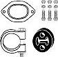 HJS 82 32 6949 - Монтажный комплект, катализатор autosila-amz.com