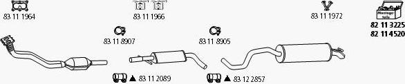 HJS VW_574 - Система выпуска ОГ autosila-amz.com