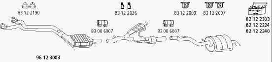 HJS BMW_250 - Система выпуска ОГ autosila-amz.com