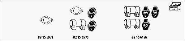 HJS MT-FORD1 - Система выпуска ОГ autosila-amz.com