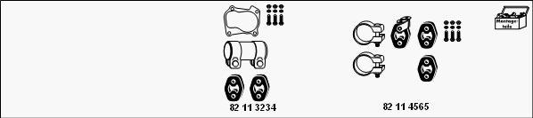 HJS MT-VAG098 - Система выпуска ОГ autosila-amz.com