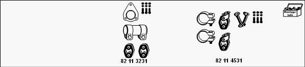 HJS MT-VAG111 - Система выпуска ОГ autosila-amz.com